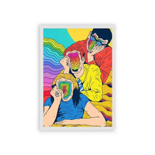 Acid Art 'Chromatic Souls' Frame