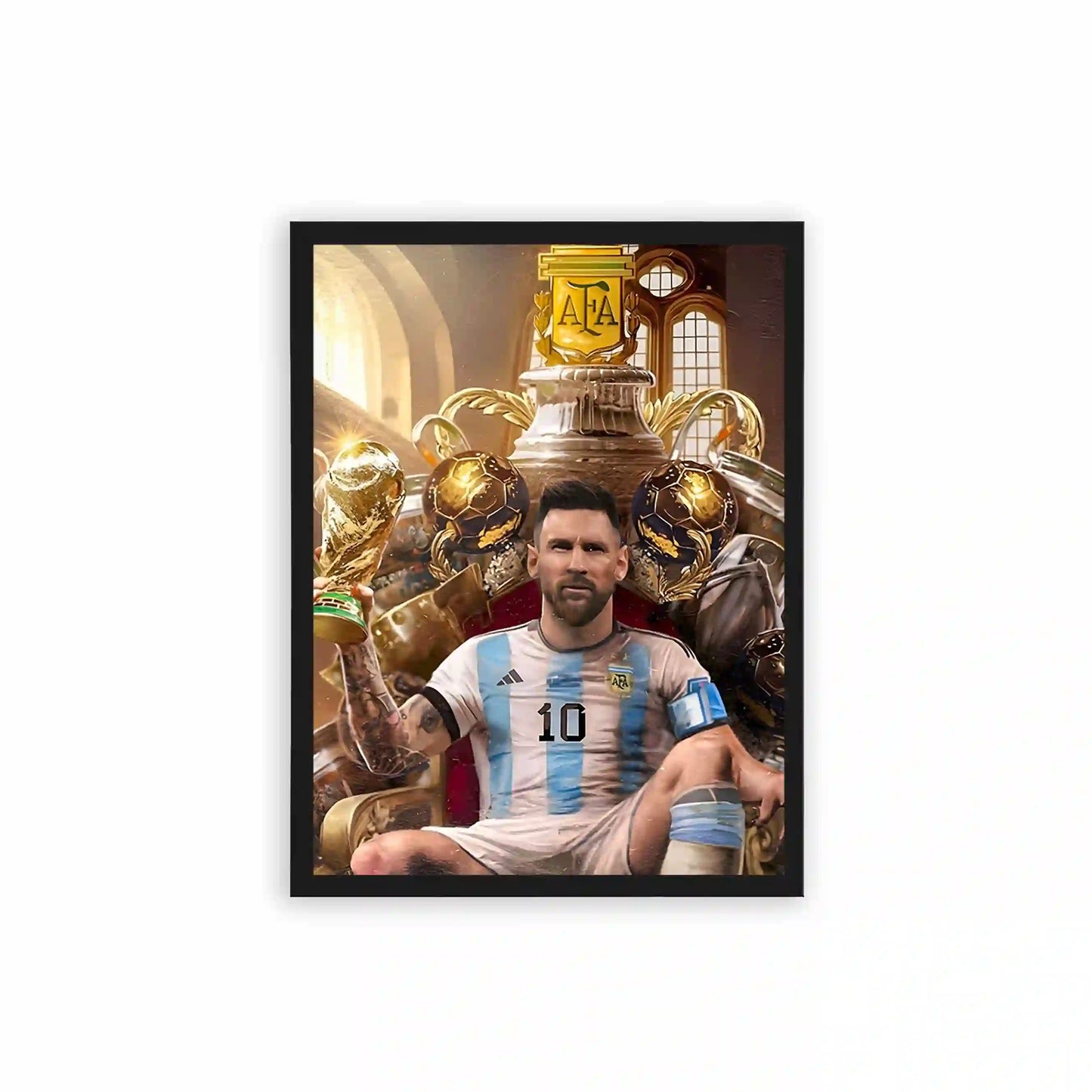 Messi 'The King of Glory' Frame