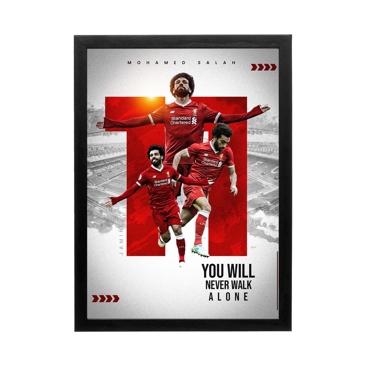 Mohamed Salah 'You Will Never Walk Alone' Frame