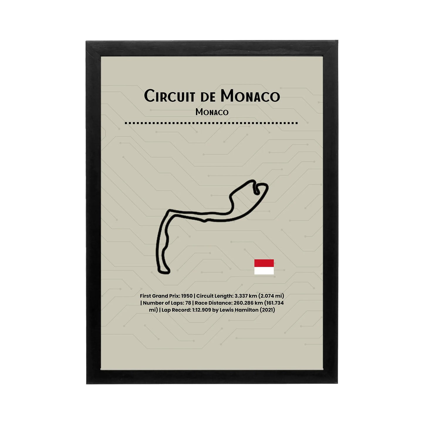 Formula 1 'Circuit de Monaco' Frame