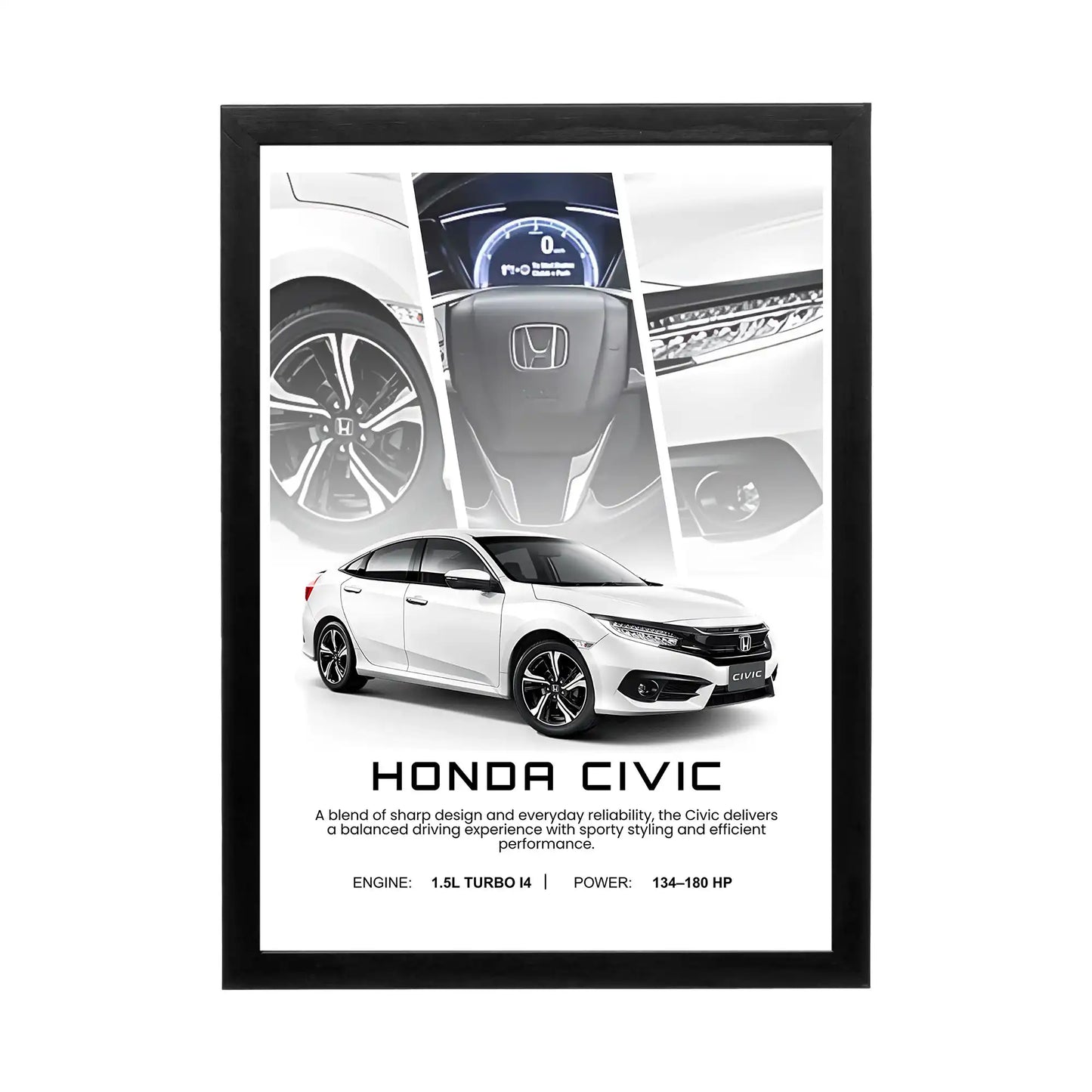 Honda Civic 'Sharp Design and Everyday Reliability' Frame