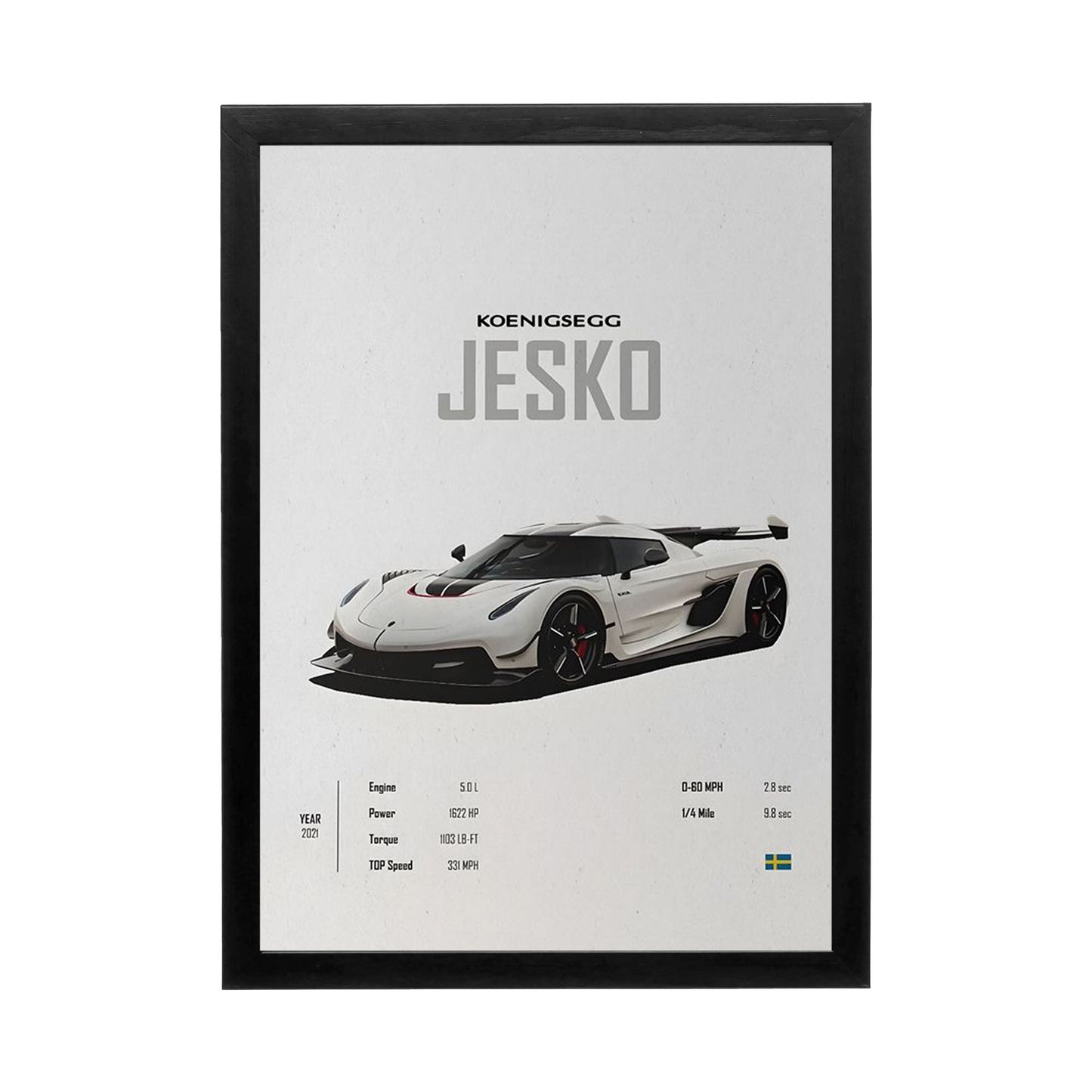 Cars 'Koenigsegg Jesko' Frame