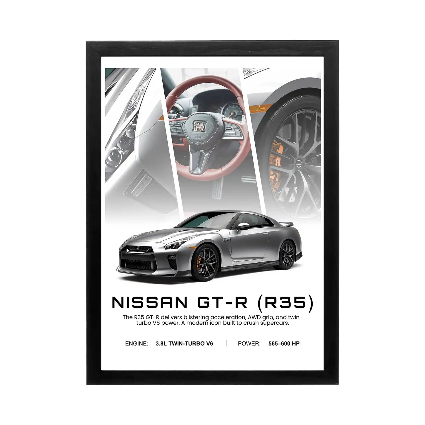 Nissan GT-R (R35) 'Icon of Acceleration' Frame