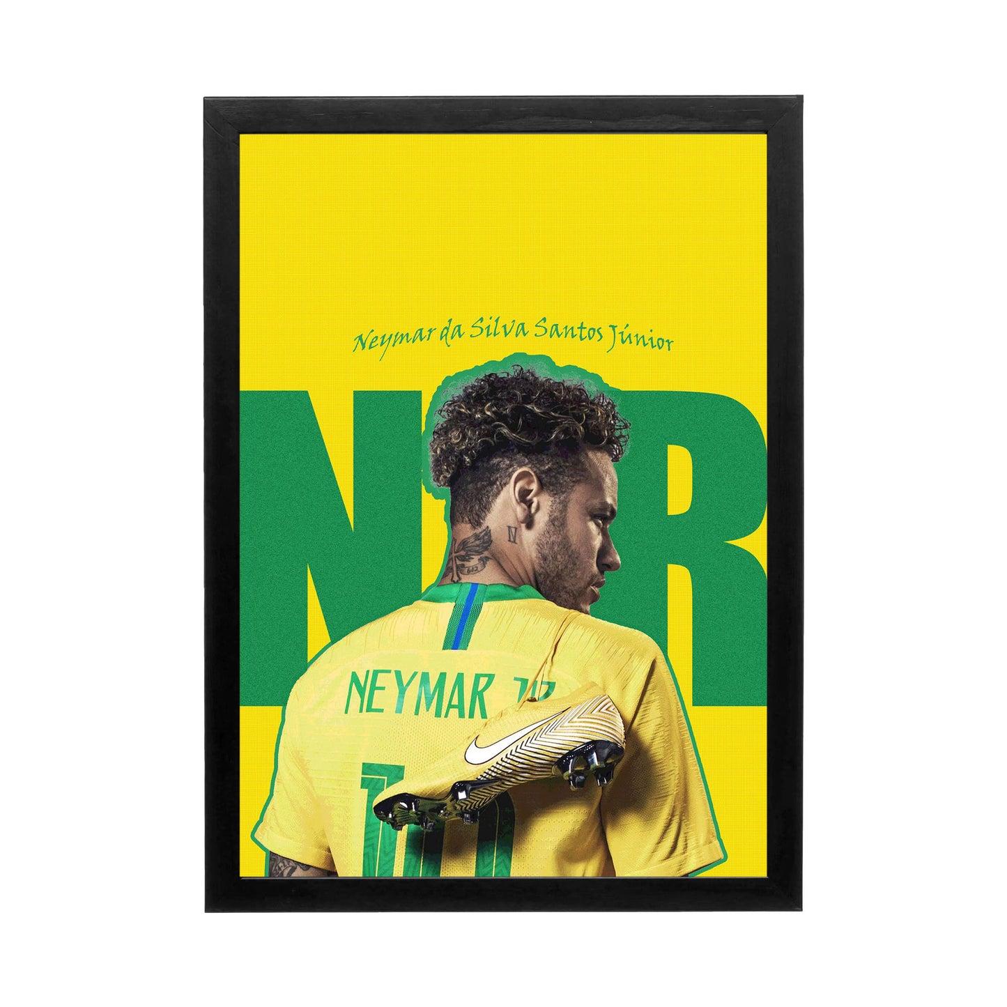Neymar 'A Legacy in Yellow' Frame