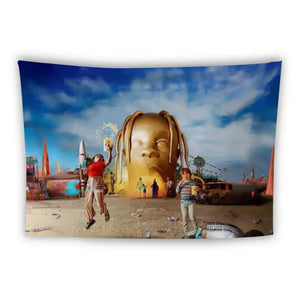 Travis Scott 'Golden Idol' Flag