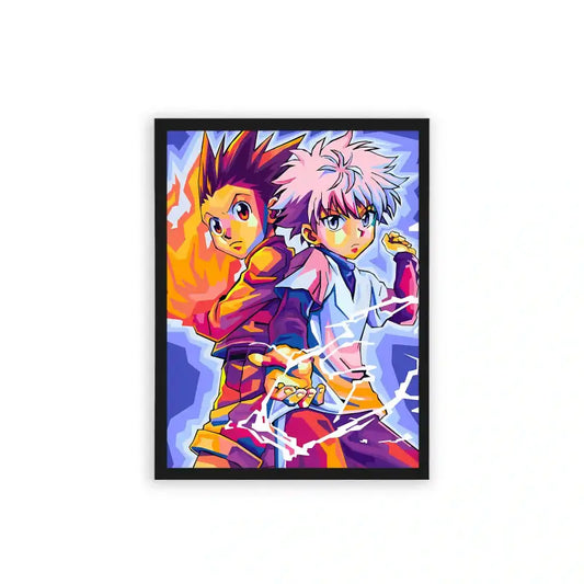 Hunter X Hunter 'Bonds' Framed Poster Black Hard Fiber