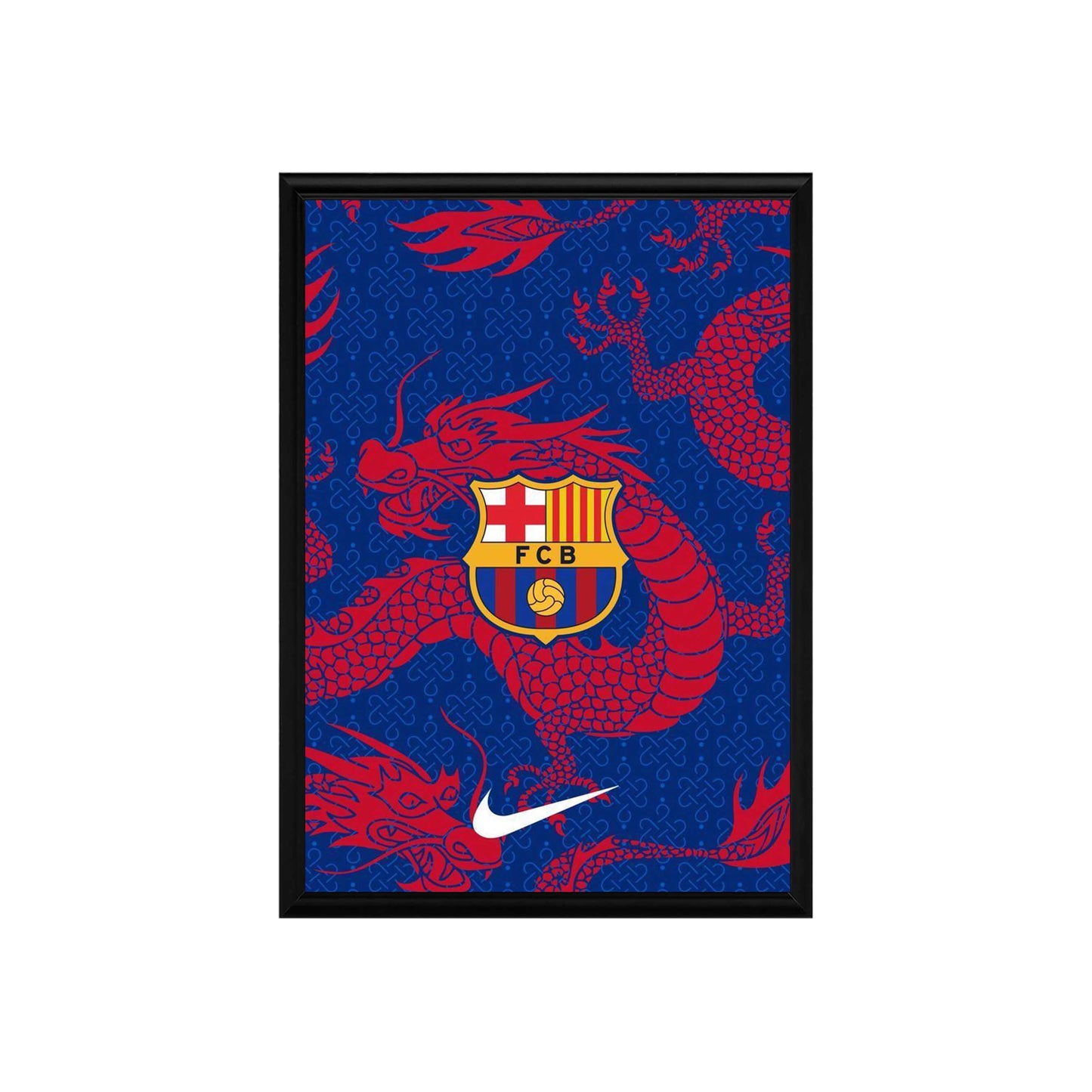 Barcelona 'Dragon Emblem Design' Frame
