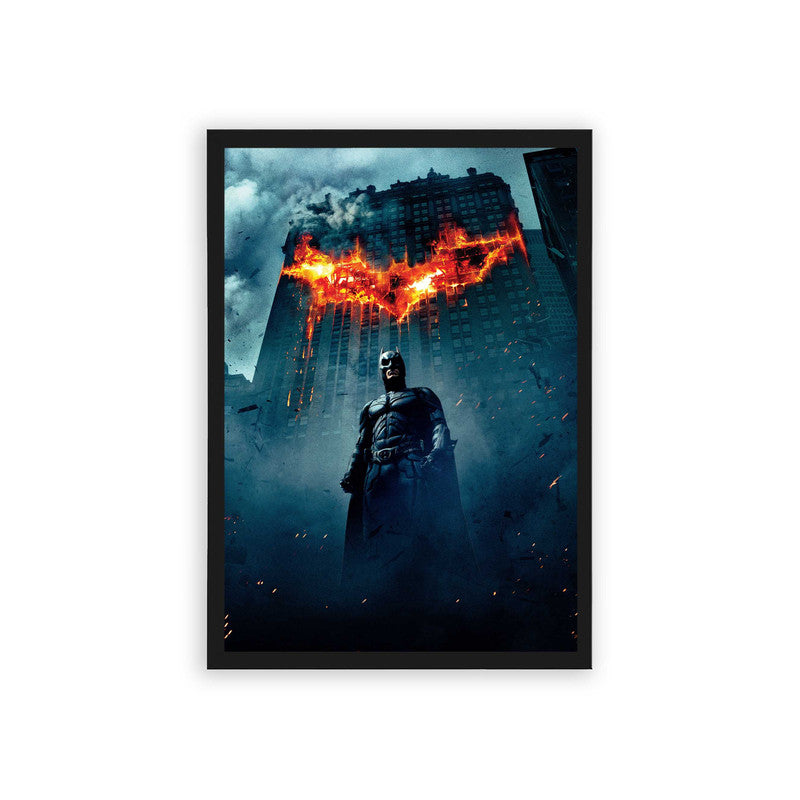 Batman 'Gotham's Protector' Framed Poster Black Hard Fiber