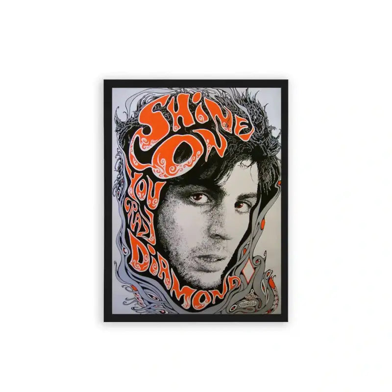 Pink Floyd 'Shine On' Framed Poster Black Hard Fiber