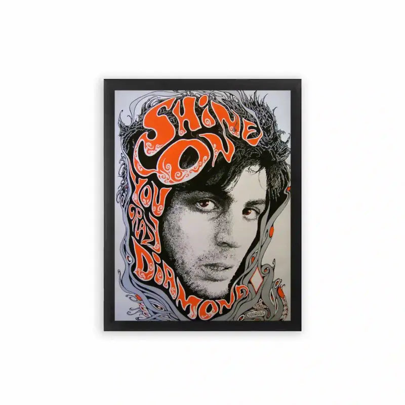 Pink Floyd 'Shine On' Framed Poster Black Premium Wood