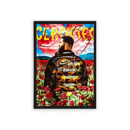 Drake 'Certified Lover Boy' Framed Poster Black Hard Fiber