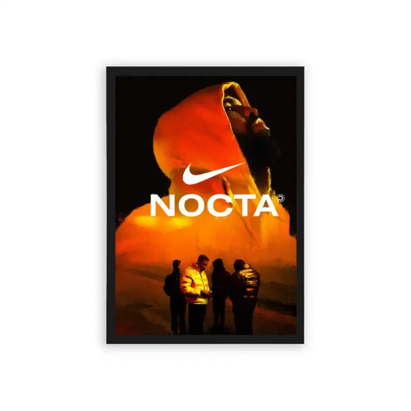 Drake 'NOCTA' Framed Poster Black Hard Fiber