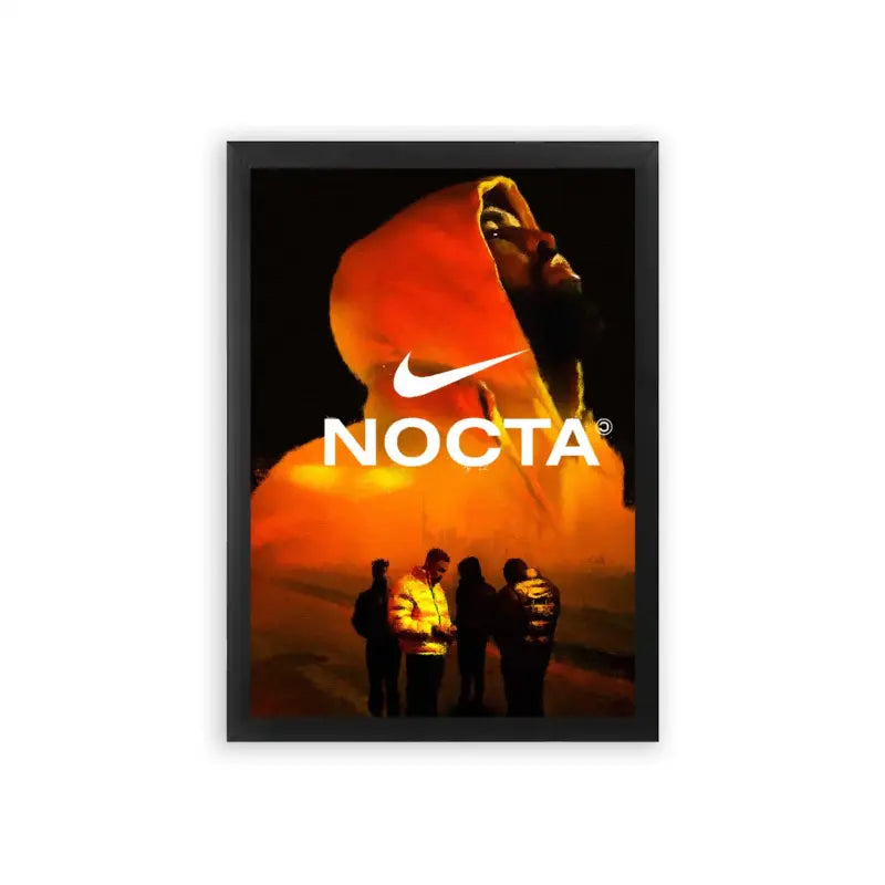 Drake 'NOCTA' Framed Poster Black Premium Wood