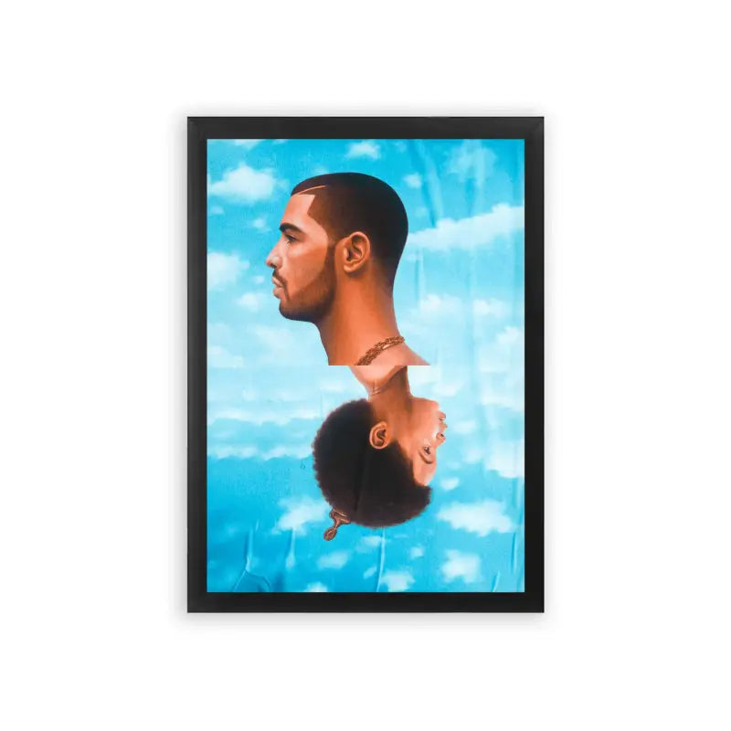 Drake 'Nothing Was The Same' Framed Poster Black Premium Wood