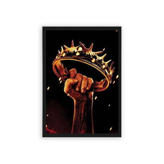 Game of Thrones 'Bloody Crown' Framed Poster Black Hard Fiber