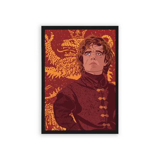 Game of Thrones 'Tyrion' Framed Poster Black Hard Fiber