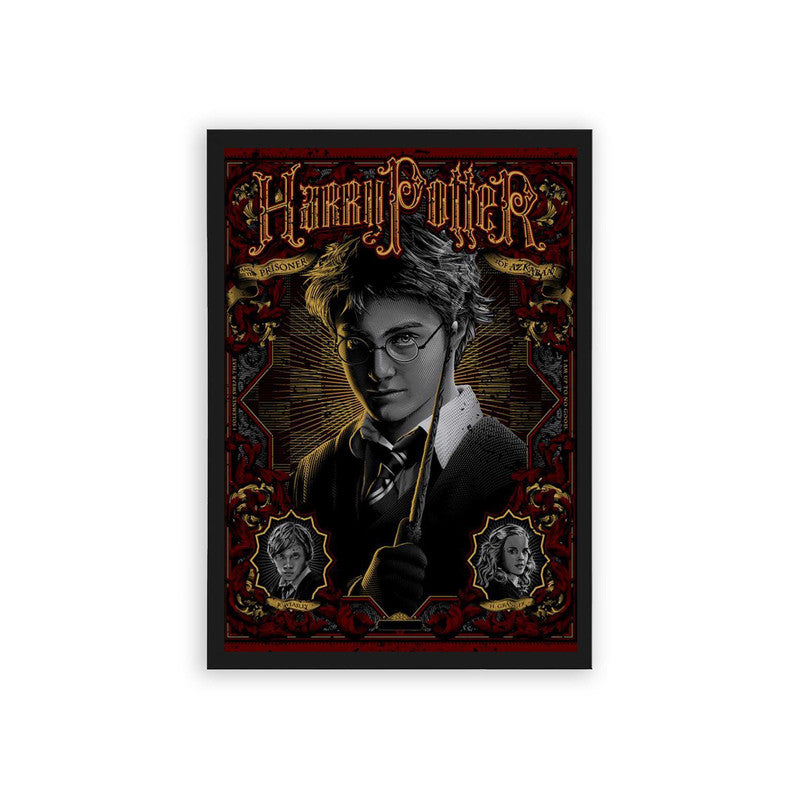 Harry Potter 'Prisoner of Azkaban' Framed Poster Black Hard Fiber