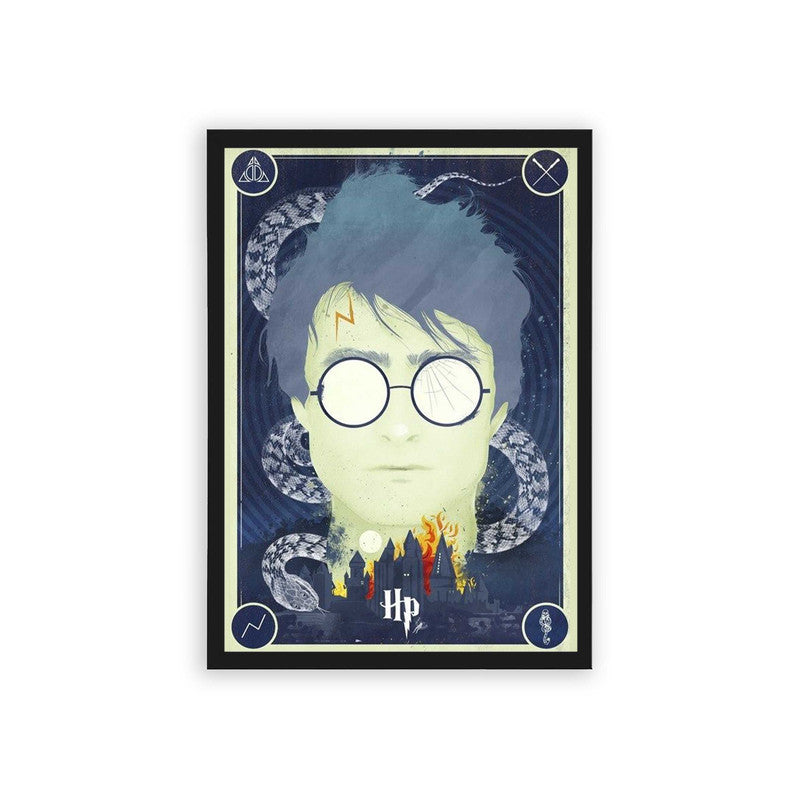 Harry Potter 'The Chosen One' Framed Poster Black Hard Fiber