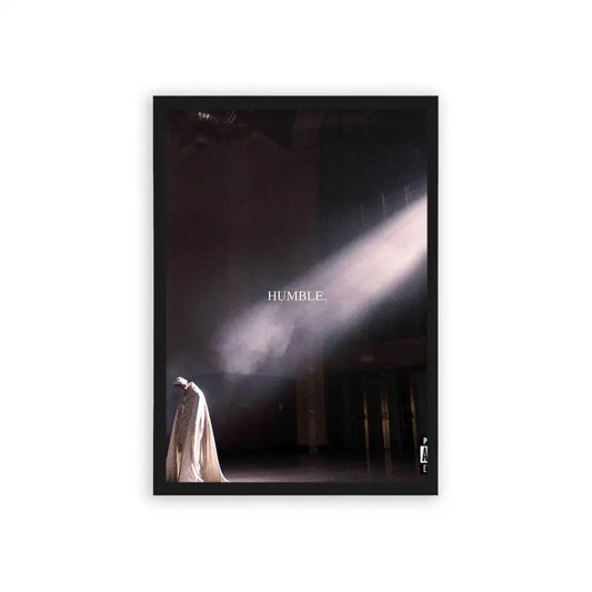 Kendrick Lamar 'Humble' Framed Poster Black Hard Fiber