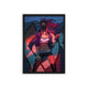 League of Legends Akali 'Neon Rebel' Framed Poster Black Hard Fiber