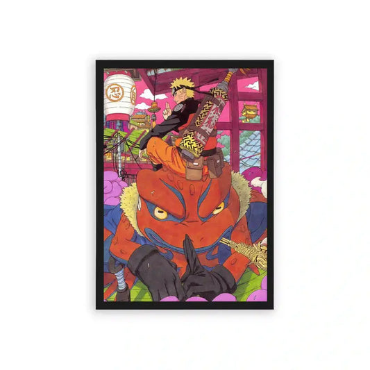 Naruto 'Ninja Legacy' Framed Poster Black Hard Fiber