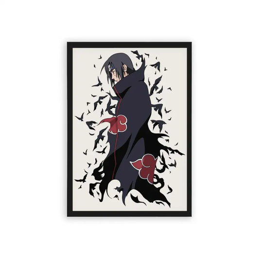 Naruto 'The Uchiha Legacy' Framed Poster Black Hard Fiber