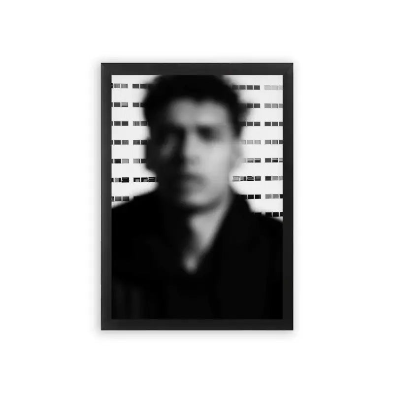 Marwan Pablo 'Enigmatic Presence' Framed Poster Black Premium Wood