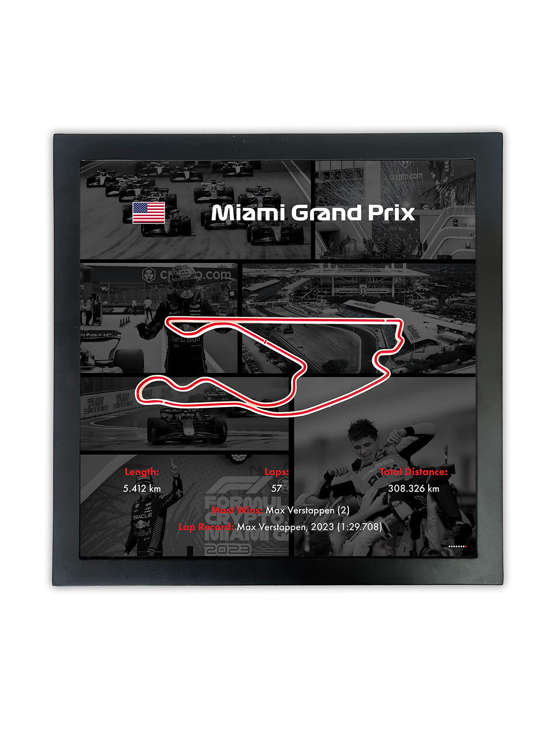 F1 Framed Track 'Miami'