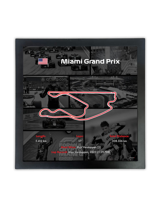 F1 Framed Track 'Miami'