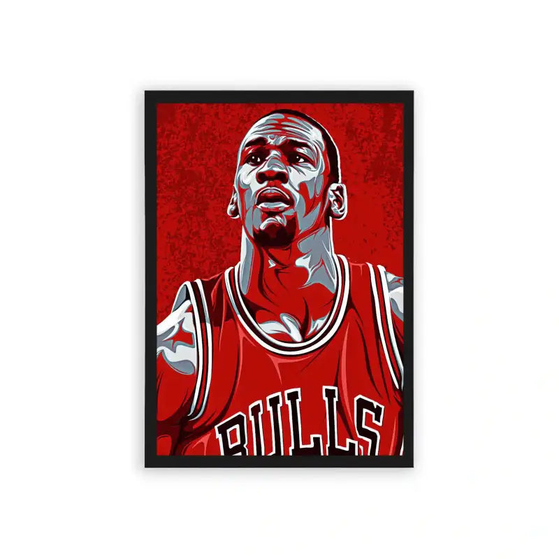 Michael Jordan 'Basketball Legend' Framed Poster Black Hard Fiber