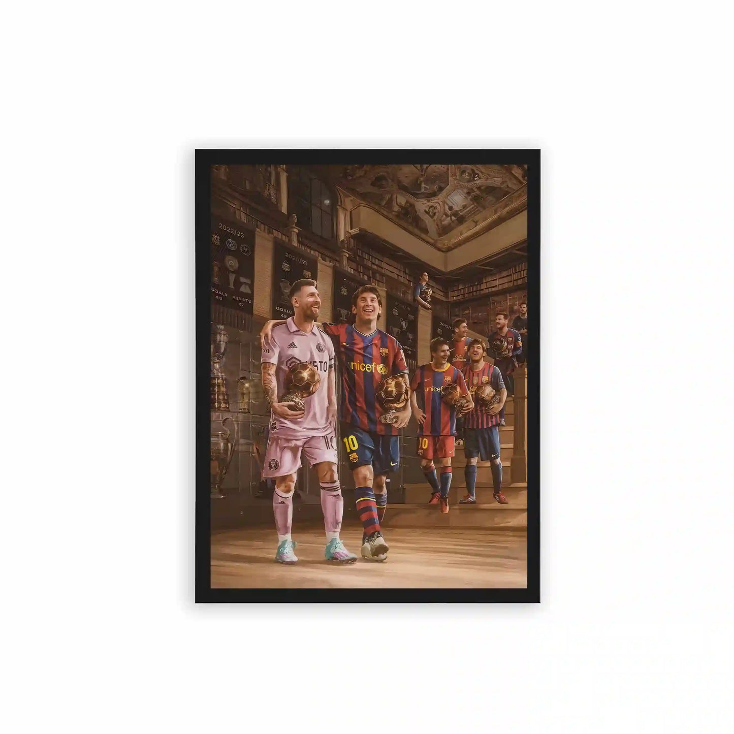 Messi 'Champions Walk' Frame
