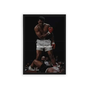 Muhammad Ali 'Be The Greatest' Frame
