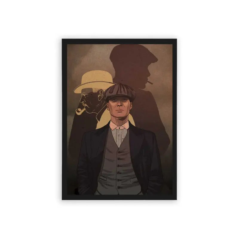 Peaky Blinders 'Empire of Smoke' Framed Poster Black Hard Fiber