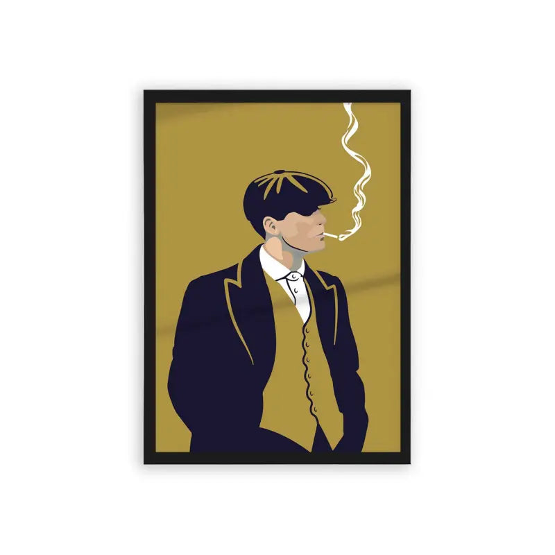 Peaky Blinders 'Suits and Schemes' Framed Poster Black Hard Fiber