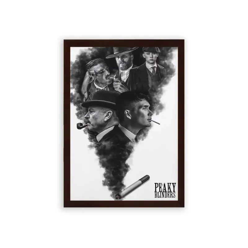 Peaky Blinders 'The Garrison's Glory' Framed Poster Brown Premium Wood