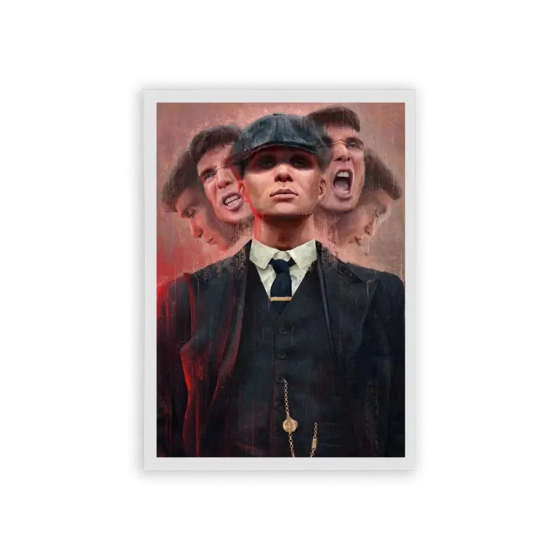 Peaky Blinders 'The Order of The Peaky Blinders' Framed Poster White Hard Fiber