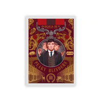 Peaky Blinders 'The Shelby Legacy' Framed Poster White Hard Fiber