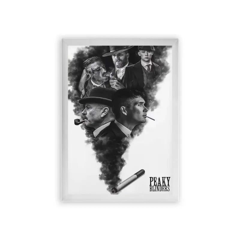 Peaky Blinders 'The Garrison's Glory' Framed Poster White Premium Wood