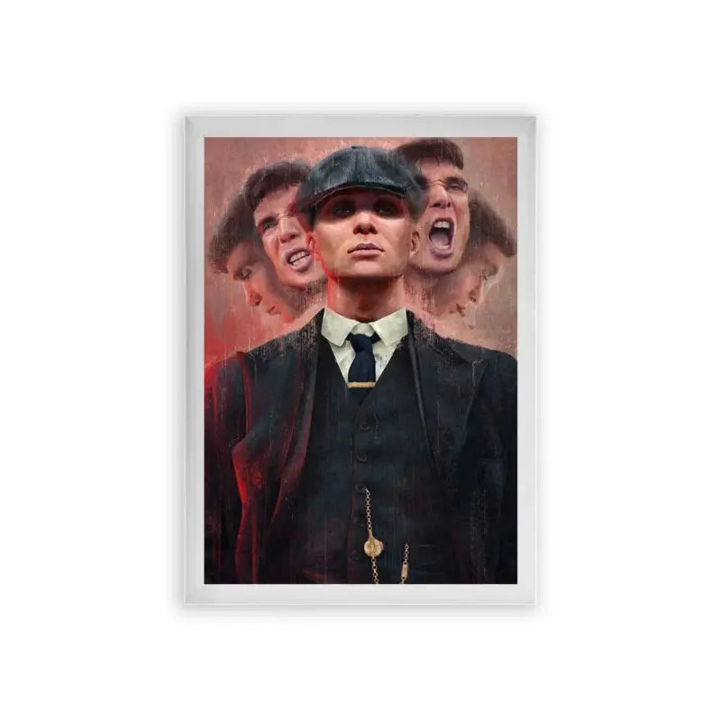 Peaky Blinders 'The Order of The Peaky Blinders' Framed Poster White Premium Wood