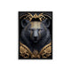 The Imperial Bear Framed Poster Black Hard Fiber