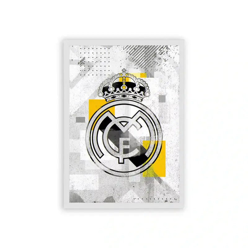 Real Madrid 'Royal Legacy' Framed Poster White Hard Fiber