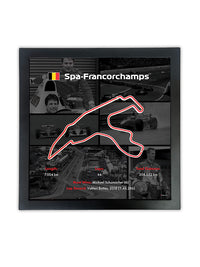 F1 Framed Track 'Spa-Francorchamps'