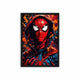 Spiderman 'A Hero's Resolve' Framed Poster Black Hard Fiber
