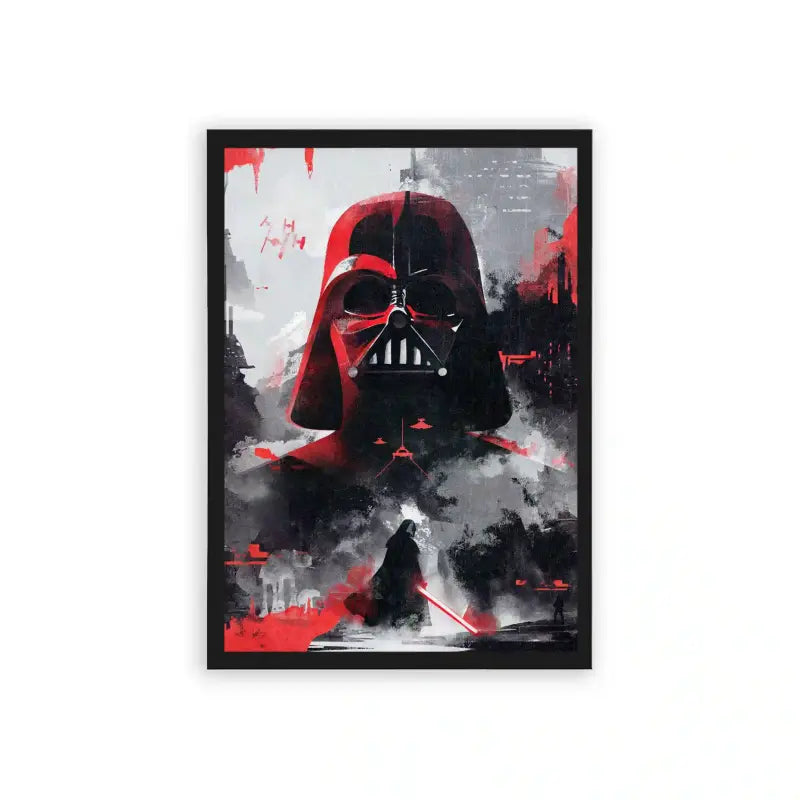 Star Wars 'The Empire's Shadow' Framed Poster Black Hard Fiber