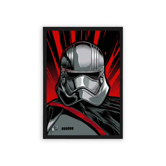 Star Wars 'The Stormtrooper's Stare' Framed Poster Black Hard Fiber