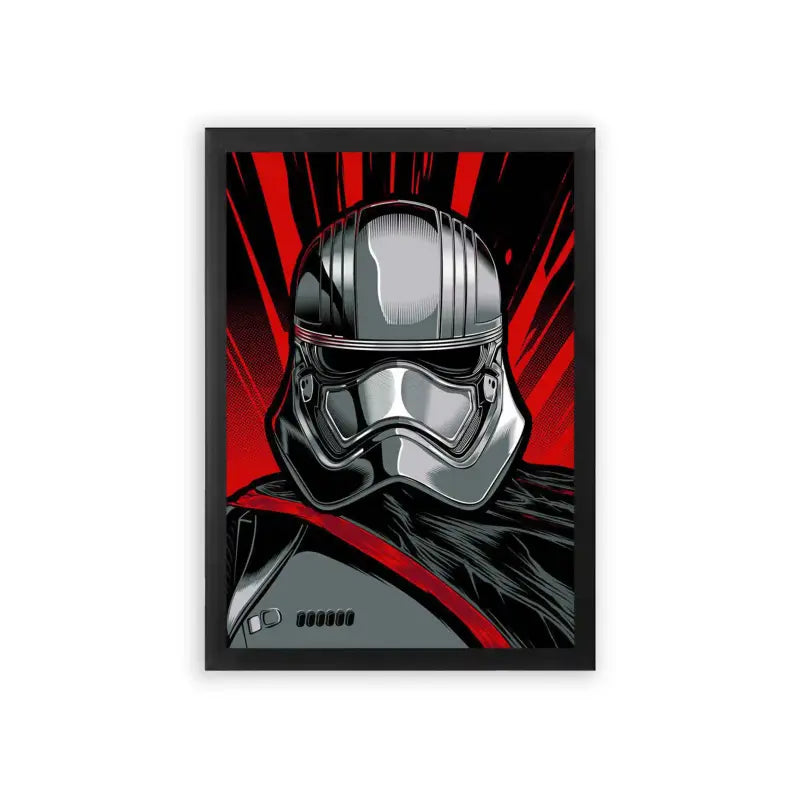 Star Wars 'The Stormtrooper's Stare' Framed Poster Black Premium Wood