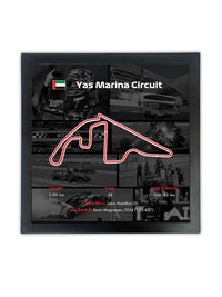 F1 Framed Track 'Yas Marina'