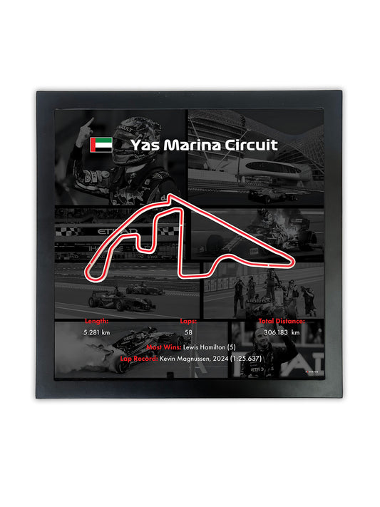 F1 Framed Track 'Yas Marina'