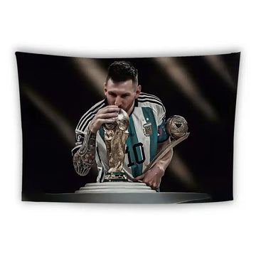 Messi 'World Cup Triumph' Flag