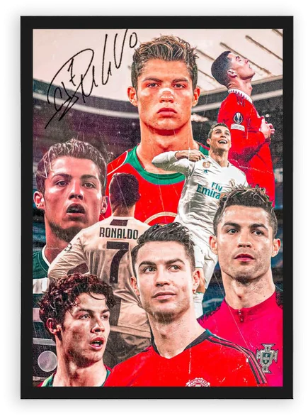 Cristiano Ronaldo 'History of Greatness' Frame
